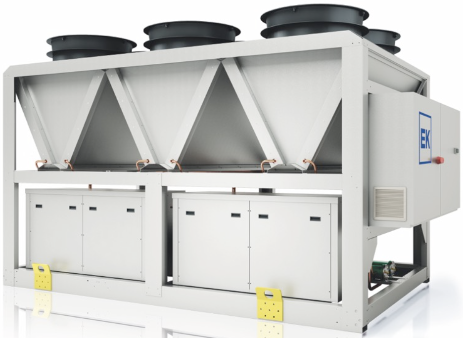 ENFRIADORA DE AGUA CON COMPRESORES TURBOCOR A Condensación por Aire
