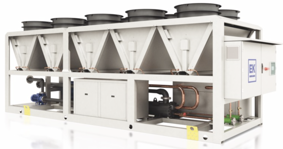 ENFRIADORA DE AGUA CON COMPRESORES TURBOCOR A Condensación por Aire